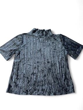 LOFT Crushed Velvet Top